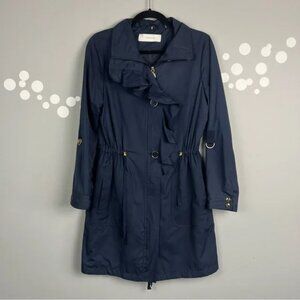 T Tahari Full Zip Ruffle Jacket Size XS